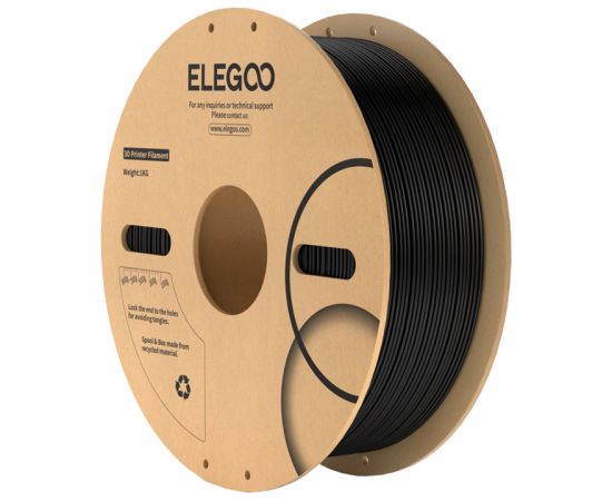 ELEGOO ABS filament (black) 3D Printeri un lāzergravētāji