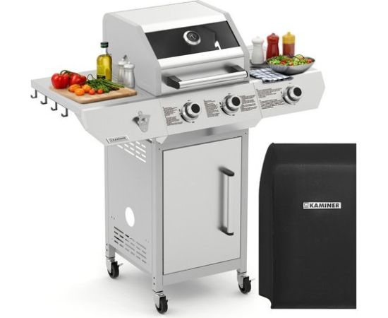 Kaminer Grill gazowy 2+1 10kW Varen 3.0 Kaminer Jaunumi -Dārzam