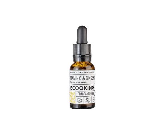 Ecooking Vitamin C & Ginseng Vitalising Glow Serum 20 ml Ķermeņa kosmētika
