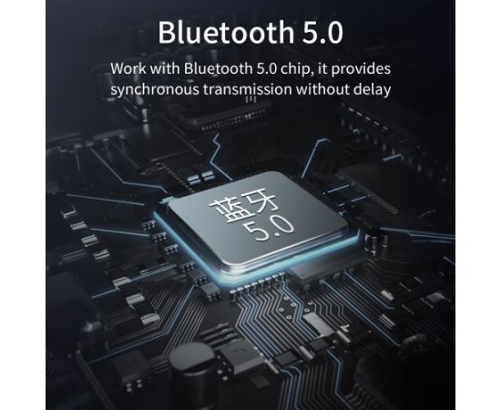 OEM Rock Transmiters FM B301 MP3, Bluetooth - 2xUSB | Type C | micro SD | 36W melns Auto FM Transmiteri un Carplay ierīces