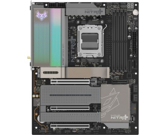 Sapphire NITRO+ X870EA WIFI7 Phantom Link (black/silver) Mātes plates