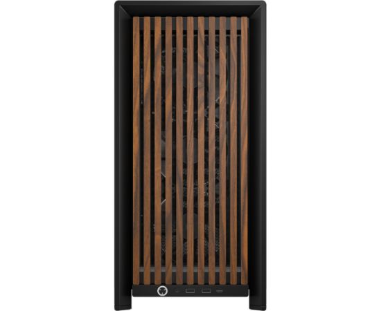Corsair FRAME 4000D WOOD RS (black/wood, tempered glass) Корпуса