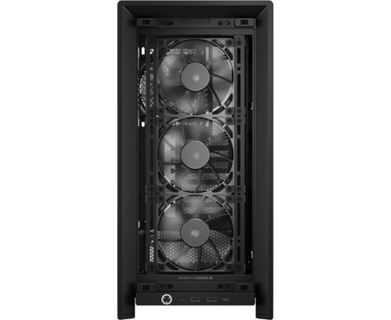 Corsair FRAME 4000D WOOD RS (black/wood, tempered glass) Корпуса