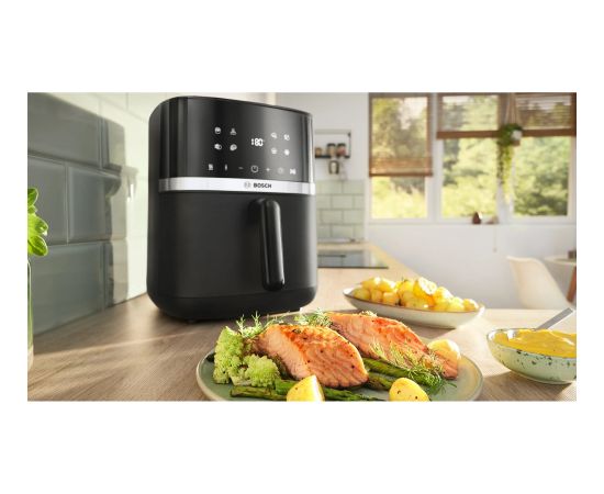 Bosch hot air fryer MAF462B0 Series 4 (black, 2,050 watts, basket 6.1 liters) Taukvāres katli