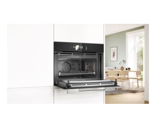 Bosch Serie 8 CMG778NB1 oven 45 L 3600 W Black Jaunumi Sadz. tehnika