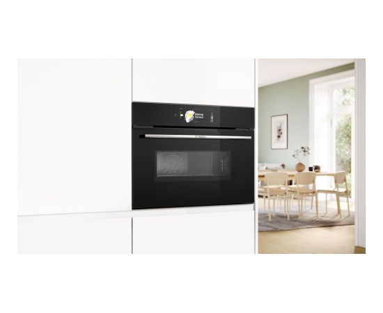 Bosch Serie 8 CMG778NB1 oven 45 L 3600 W Black Jaunumi Sadz. tehnika
