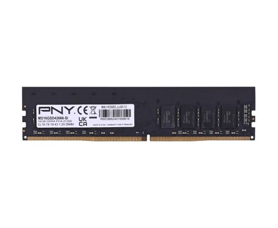 Pny Technologies PNY MD16GSD42666 memory module 16 GB 1 x 16 GB DDR4 2666 MHz RAM Operatīvā atmiņa