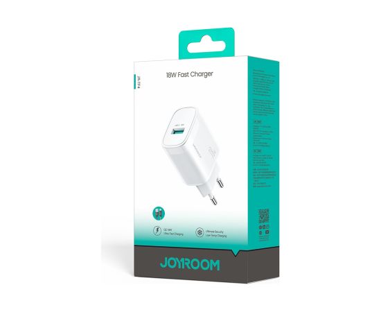 Сетевая зарядка Joyroom JR-TF4 18W USB-A + USB-A to Lightning cable 1.0m белая Зарядные устройства