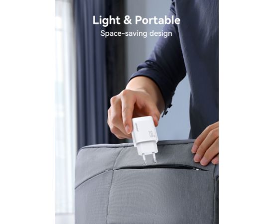 Сетевая зарядка Joyroom JR-TF4 18W USB-A + USB-A to Lightning cable 1.0m белая Зарядные устройства