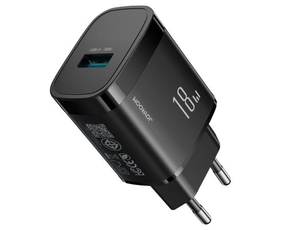 Сетевая зарядка Joyroom JR-TF4 18W USB-A черная Зарядные устройства