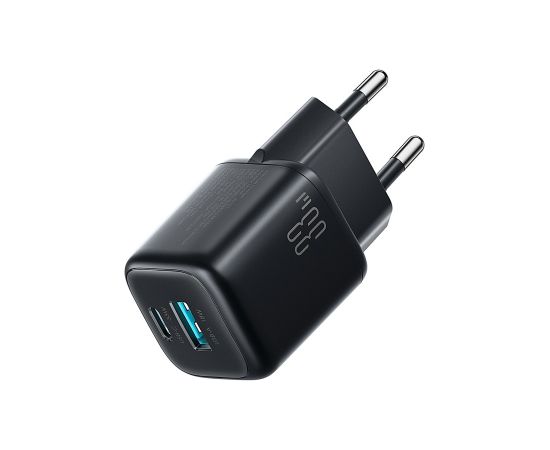 Сетевая зарядка Joyroom JR-TG7 33W USB-C/USB-A + USB-C to USB-C 60W 1.0m cable черная Зарядные устройства