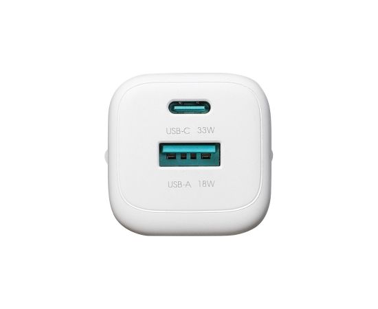 Сетевая зарядка Joyroom JR-TG7 33W USB-C/USB-A белая Зарядные устройства