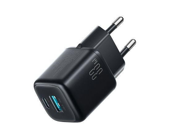 Сетевая зарядка Joyroom JR-TG7 33W USB-C/USB-A черная Зарядные устройства