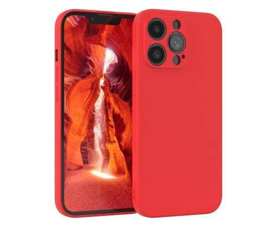 Чехол Liquid Silicone 1.5mm Apple iPhone 12 Pro Max красный Чехлы - альтернативные