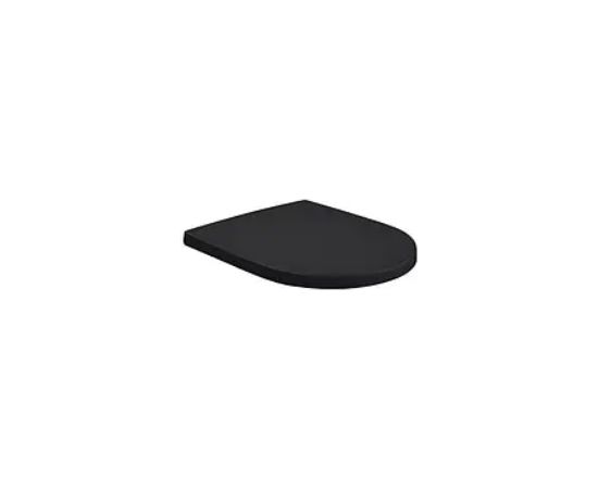 Villeroy & Boch poda sēdriņķis ar vāku Subway 3.0, QR/SC, ebony Poda vāki