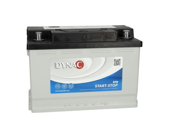 Akumulators 70Ah 650A DYNAC EFB 275x174x190-+ Akumulatori