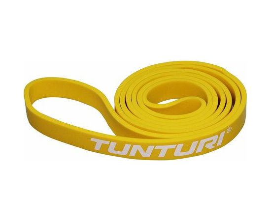 Tunturi Power Band Light Фитнес-резинкa, 104 x 2,2см, Желтая Резина сопротивления