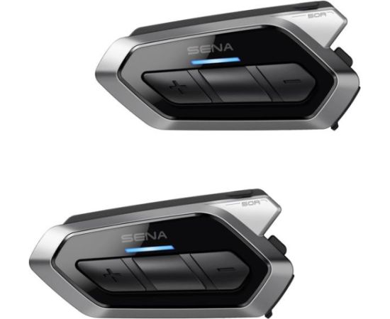 SENA 50R moto brīvroku sistēma, SKAŅA BY Harman Kardon, divu iepakojumu komplekts Moto ķiveres 