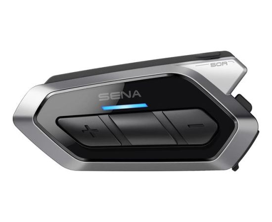 SENA 50R moto brīvroku sistēma, SKAŅA BY Harman Kardon, melna Moto ķiveres 