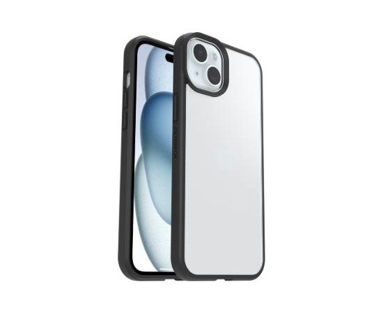 OtterBox React vāciņš, Apple iPhone 15 Plus, iPhone 14 Plus, caurspīdīgs/melns Neoriģinālie Maciņi
