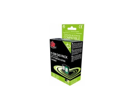 Tintes kārtridžs UPrint HP 338/343 Multipaka Tintes printeru izejmateriāli