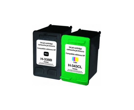Tintes kārtridžs UPrint HP 338/343 Multipaka Tintes printeru izejmateriāli