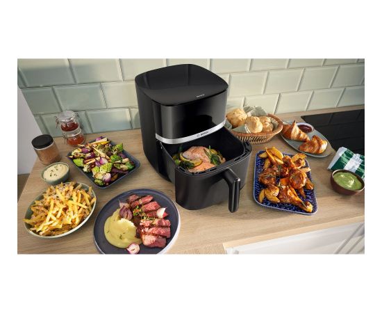 Bosch hot air fryer MAF462B0 Series 4 (black, 2,050 watts, basket 6.1 liters) Taukvāres katli
