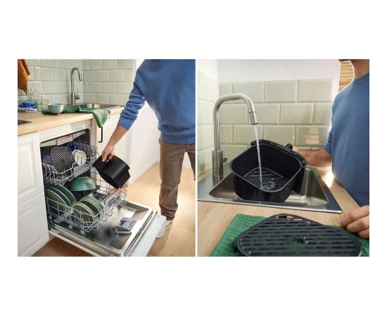 Bosch hot air fryer MAF462B0 Series 4 (black, 2,050 watts, basket 6.1 liters) Taukvāres katli