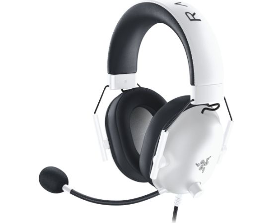 Razer Gaming Headset BlackShark V2 X (Xbox Licensed) Wired Over-Ear Microphone White Noise canceling Austiņas