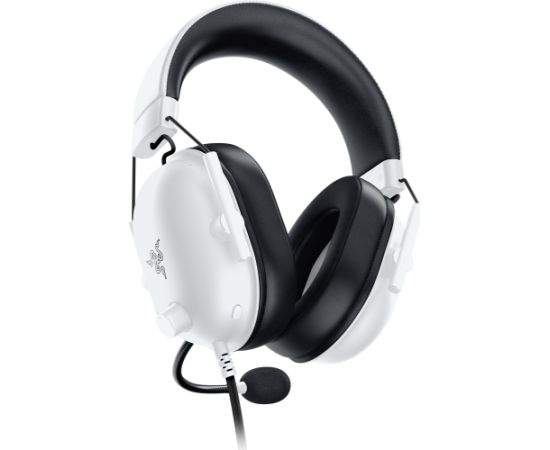 Razer Gaming Headset BlackShark V2 X (Xbox Licensed) Wired Over-Ear Microphone White Noise canceling Austiņas