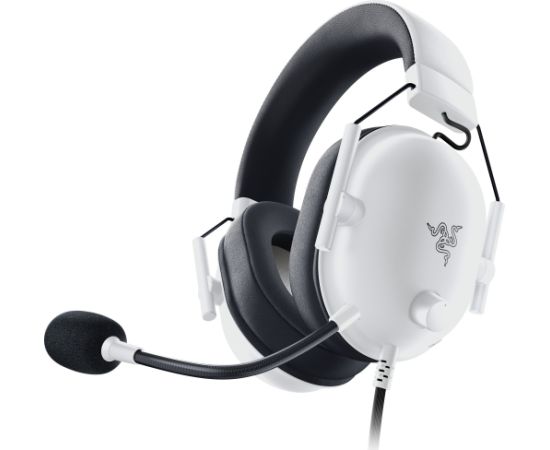 Razer Gaming Headset BlackShark V2 X (Xbox Licensed) Wired Over-Ear Microphone White Noise canceling Austiņas