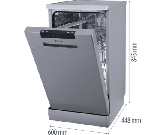 Gorenje GS522E10S 44.8cm Jaunumi Sadz. tehnika