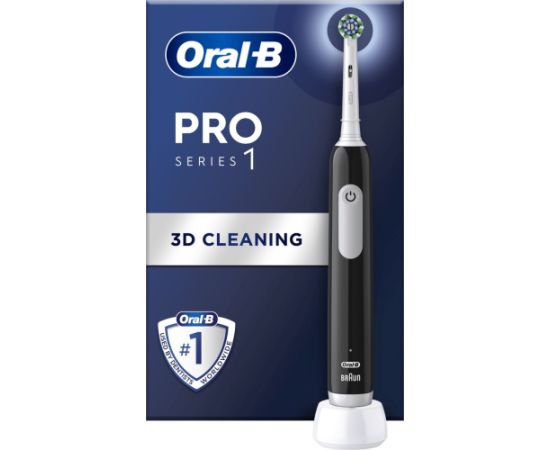 Oral-B Pro Series 1 Electric Toothbrush Rechargeable For adults Number of brush heads included 1 Number of teeth brushing modes 3 Black Elektriskās zobu birstes, irigatori