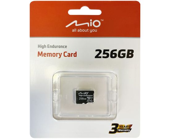 Mio High-Endurance 256 GB MicroSD Flash memory class UHS-I Atmiņas kartes micro SD SDHC