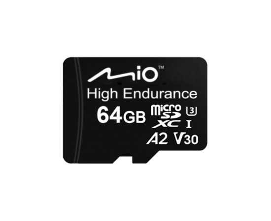 Mio High Endurance 64 GB MicroSD Flash memory class UHS-I Atmiņas kartes micro SD SDHC
