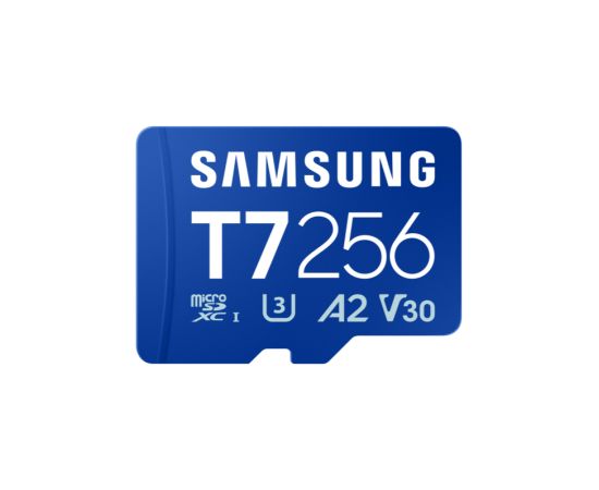 Samsung MicroSD card T7 256 GB microSDXC Flash memory class U3, V30, A2 Карты памяти