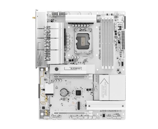 Mainboard ASROCK Intel B860 LGA 1851 (Socket V1) ATX RAM DDR5-SDRAM 4xSlots Wi-Fi Yes Bluetooth Yes 1xNumber of M.2 (M) slots B860CHALLENGERWIFIWH Mātes plates