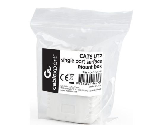 CABLE ACC MOUNT BOX CAT6 UPT/NCAC-1U6-01 GEMBIRD Сетевые кабели