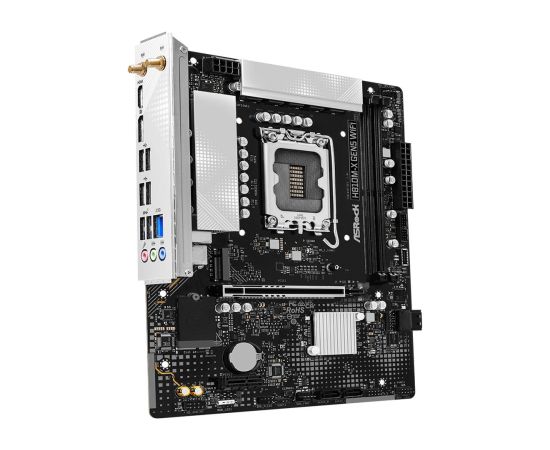 Mainboard ASROCK LGA 1851 (Socket V1) RAM DDR5-SDRAM 2xSlots H810M-XGEN5WIFI Mātes plates