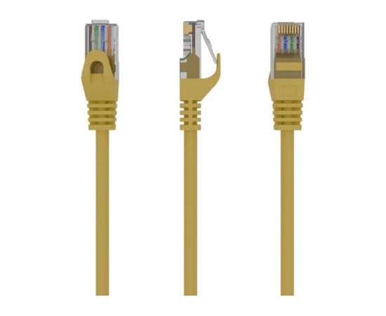 PATCH CABLE CAT6 UTP 0.25M/YELLOW PP6U-0.25M/Y GEMBIRD Tīkla vadi