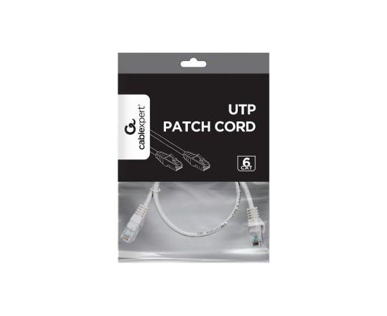 PATCH CABLE CAT6 UTP 0.5M/GREY PP6U-0.5M GEMBIRD Tīkla vadi