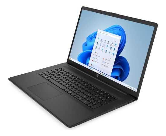 HP 17-cn2270ng (black, Intel Core i7-1255U, Intel Iris Xe Graphics, 16GB DDR4, 512GB (512GB SSD), Windows 11 Home) - DE Layout Portatīvie datori
