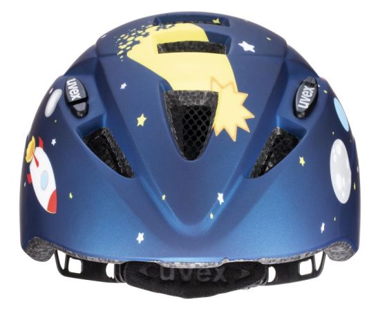 Kask rowerowy dziecięcy uvex kid 2 cc dk.blue rocket m.46-52 cm Велосипедные шлемы