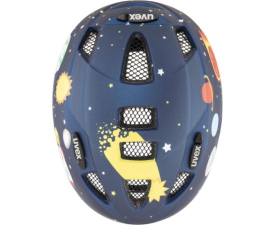 Kask rowerowy dziecięcy uvex kid 2 cc dk.blue rocket m.46-52 cm Велосипедные шлемы