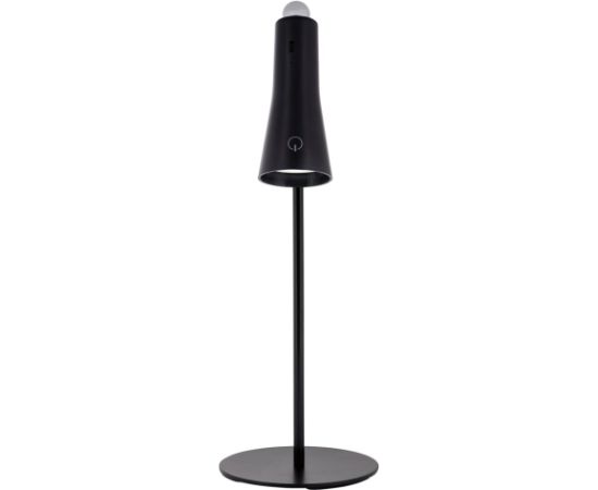 Activejet Multifunctional lamp AJE-IDA 4IN1 Black Biroja galda lampas