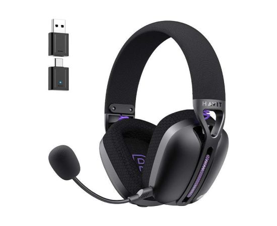 Słuchawki gamingowe Havit Fuxi-H3 Plus (czarne) Jaunumi - Audio-Video