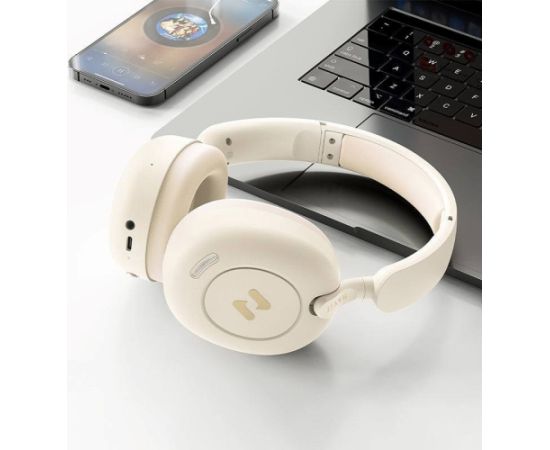 Słuchawki Bluetooth HAVIT H655BT PRO (beżowe) Наушники