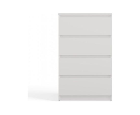 Top E Shop M4/60 MALWA CHEST OF DRAWERS 4 DRAWERS WHITE Jaunumi -Dārzam