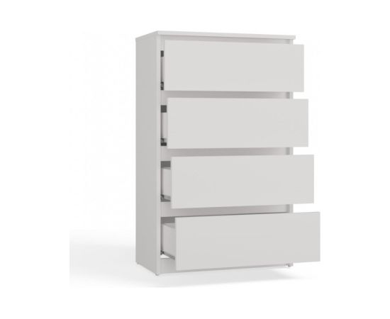 Top E Shop M4/60 MALWA CHEST OF DRAWERS 4 DRAWERS WHITE Jaunumi -Dārzam