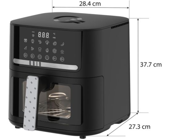 QUIN karstā gaisa katls, 6.5l - YJ-6505ADV Воздушные котлы (AirFryer)